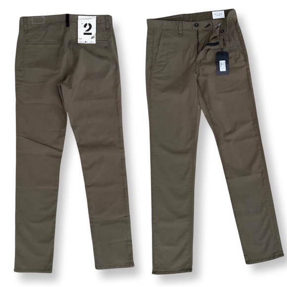Rag & Bone Fit 2 Slim Chino Army Green - Picture 8 of 14
